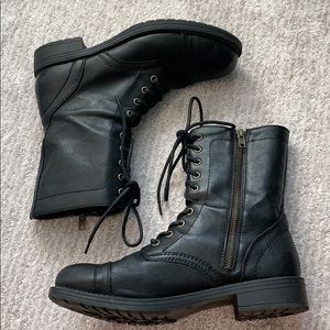 Black Combat Boots